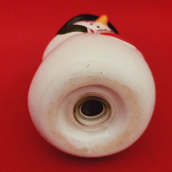 Vintage Salt Pepper Snowman Shaker - Picture 4 of 12